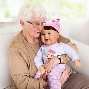 Assistex 22 inch - Lifelike Reborn Baby Dolls for Seniors with Dementia -Therapy Doll Soft Body Realistic Newborn Alzheimers Activity Adults Patients Nursing Home Gifts Elderly Anxiety Relief