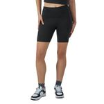 Champion Bike Shorts, Soft Touch, Anti Odor, High-Waisted for Women, 7", Black, Large