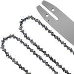 8 Inch Pole Saw Chain Bar Replacement DWZCSB8 for DEWALT DCPS620 DCPS620B DCCS623 DWOAS6PS DCPS620M1 DCCS623L1 20V MAX cordless pole saw, 8" Blade For Ryobi RY43160A P4360BTL P4361 Extension saw