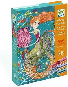 Djeco DJ09507 For Older Children-Glitter Boards, Mixed