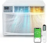 ROVSUN 12000 BTU Window Air Conditioner with Heat, Window AC Unit & Heater Combo with APP & Voice Smart Control, Timer Function & Easy Installation Kit, Work with Alexa/Google Assistant, 208/230V