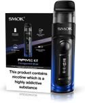 Smok RPM C Vape Starter Pod Kit 1650mAh Integrated Battery 50W Adjustable Airflow 2X RPM 2 Coils No Nicotine (Transparent Blue)