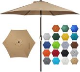 Blissun 7.5 ft Patio Umbrella, Yard