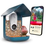 BIRD BUDDY® Smart Bird Feeder with Camera - AI Bird Species Identification, 5MP Photos, 2K Ultra Video Live Stream Camera, HDR, Slow-Motion Video, 2.6in Focus