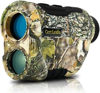 Cert Leidis Hunting Laser Rangefinder with Rechargeable, 1500-Yard Waterproof Range Finder for Hunter with Distance/Angle/Speed/Scan Multi Functional, 6X Magnification (Camo)