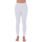 Fruit of the Loom Women's Micro Waffle Thermal Bottom, White, Large