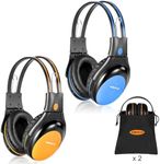 2 Pack of Car Headphones with 3 Lev