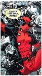 Jay Franco Marvel Deadpool Outta Here Large Bath/Pool/Beach Towel - Super Soft & Absorbent Fade Resistant Cotton Towel, Measures 34 x 64 inches (Official Marvel Product)