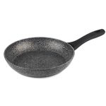 Salter BW05745 Megastone 20 cm Frying Pan – 10 x Tougher Non-Stick, Small Cooking Pan, PFOA-Free Forged Aluminium, Suitable For All Cooking Hobs & Metal Safe, Soft Touch Handle