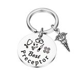 Lywjyb Birdgot Nurse Preceptor Gift Nurse Instructor Gift Best Nurse Preceptor Key Chain Gifts Nursing preceptor Gift NP Gifts Nurse Appreciation Gift (Best Preceptor ky)