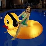 DeeprBetter Inflatable Duck Pool Fl