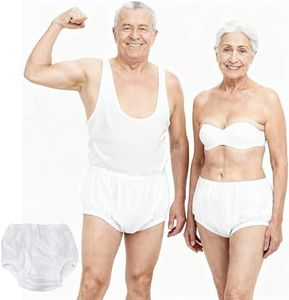 Incontinence Leak Protection, Washable Pull-On-Cover Pant, Advanced-Duralite-Cool-Lightweight, Kleinert's (XX-Large-White)
