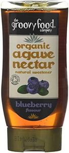 Groovy Food Company Organic Agave Nectar, Blueberry, 250 MLS (Pack of 3)