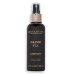 Makeup Revolution Glow Fix, Illuminating Fixing Spray For Longer Lasting Makeup, 100ml