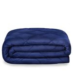 Kudd.ly Weighted Blanket Adult - Anxiety, Sensory Stress relief - 5kg Blue Double Weighted Blanket - Blanket for Bed