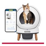 PetSafe ScoopFree SmartSpin Automatic Self-Cleaning Cat Litter Box – Advanced Odor Control – App Controlled with Health Monitoring – Works with Any Litter – Up to 2 Weeks of Hands-Free Cleaning