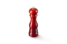 Le Creuset Classic Adjustable Salt Mill Grinder, Chip-Resistant ABS Plastic, Anti-Corrosion, 40g, 21 cm, Cerise, 96002000060000