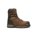 Caterpillar Footwear Men's Excavator 8" Superlite Wp Tx Nt CSA Safety Boot, Dark Brown, 9 W US
