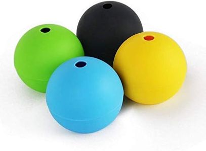 7 cm Diametro 4 l'anno vaschetta del ghiaccio Ice sfera stampo di silicone della FDA Eiskugelnform - nero, bianco, blu, verde.