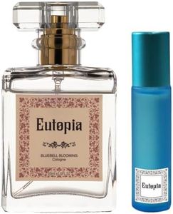 Eutopia Perfumes | Bluebell Blooming Set 50ml Perfume + 10ml Perfume Oil | Inspired by Jo-Malone Wild Bluebell | Perfume for Women