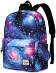 Backpack for Girls/Women,VASCHY Lightweight College School Backpack Travel Casual Daypack for Teen,Kids Fits 15.6in Laptop Galaxy Blue Galaxy