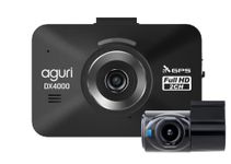 Aguri DX4000R Drive Assist GPS Dash Cam with Front & Rear Cameras, 3.5” LCD, 16GB SD card and built-in Speed Trap Detector & Speed Limit Alert System.