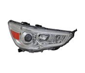 headlight right side headlamp passenger side headlight assembly projector front light car lamp car light chrome lhd headlights compatible with mitsubishi asx 2010 2011 2012 2013 2014 2015- VP1634P