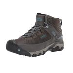 KEEN Women's Targhee 3 Mid Height Waterproof Hiking Boot, Magnet Atlantic Blue, 6 UK