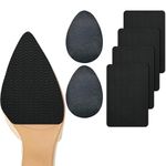 XdealCozyxc 6PCS Self Adhesive Rubber Soles for Shoe Repair, Anti Slip Grip Stick on Sole for Ladies Shoes