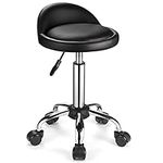 FNZIR Swivel Rolling Stool with Whe