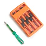 Taparia TK-061 PST6, 814 Tester & Precision Screwdriver Set - Torx Only, Multicolor