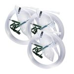 Home Oxygen Masks Medium Concentration Adult with 2.1 Metre Tube Tubing (3 Pack) | Comfortable Design, Secure Fit | Ideal for Home Oxygen Use | Dentist, Doctors, Care Homes