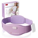 Comfytemp Portable Belly and Back Heat Pad for Period Soothing, Cordless Dual-Zone Menstrual Heating Pad, Wearable Belt for Abdomen Waist with 5000mAh Battery, 3 Heat & Timer, Best Gift for Women Girl