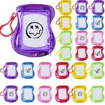 24 Pieces Mini Magnetic Drawing Board for Kids Erasable Mini Doodle Boards Toys for Party Colorful Writing Party Boards Plastic Travel Doddle Board Toys Board Set for Party Supplies