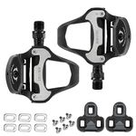 WOWSPORT Look KEO Structure Carbon Fiber Bike Pedals for Road Cycling… (Black)