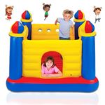 Toy Imagine™ Playhouse Inflatable Soft Floor Bounce Castle Bouncer for 3-6 yrs, Multicolor