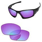 PapaViva Replacement Lenses for Oakley Ten X OO9128 Pro+ Magenta Golf