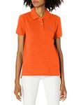 Lacoste Women's Classic Fit Short Sleeve Petit Piqué Polo, Fango, 0