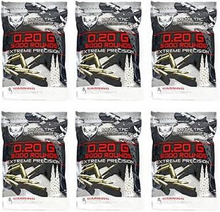 MetalTac® Airsoft BBS 0.20g 30,000 Round 6mm BBS Airsoft Pellets for Airsoft bb Guns