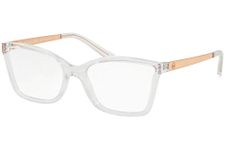 Michael Kors MK 4058 3050 Caracas Crystal Clear Plastic Rectangle Eyeglasses 54mm