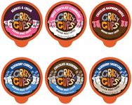 Crazy Cups Blueberry Coffee Pods Variety Pack, Magic Berries Flavored Hot or Iced Coffee Pods, Single Serve Recyclable Pods Compatible With Keurig K Cup Brewers, 24 Count