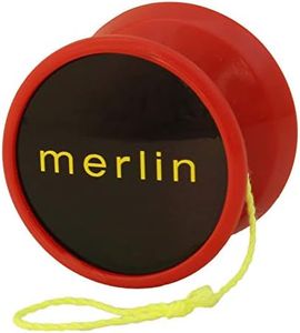 Yoyo King Merlin Pro Yoyo with Ball Bearing Axle and Extra String … (red)