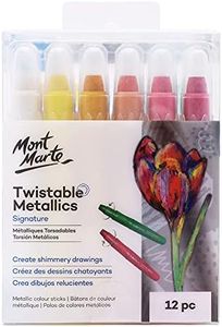 Mont Marte Twistable Metallics Signature Colours 12-Pieces Set