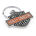 Harley Davidson Car Truck SUV Key Chain Metal - Colored Bar & Shield Logo