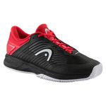 Head Men's Revolt Pro 4.0 Tennis Shoe, Black/Red, 11 UK