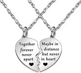 BFF Friendship Necklace Gift fors 2