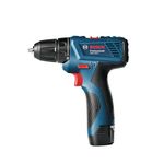 Bosch GSR 120-LI Cordless Drill Driver, 12V, 1,500 rpm, 14/30/- Nm, 10 mm Chuck, 0.8 kg + 1 x GBA 12V 2.0Ah Battery, GAL 1210 CV Professional Charger, Carrying Case, 1 Year Warranty