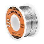 TOWOT Tin Lead Rosin Core Solder Wire for Electrical Soldering, Content 1.8% Solder Flux Sn60-Pb40 (0.8mm, 100g) Only TOWOT CA Sells Genuine Products