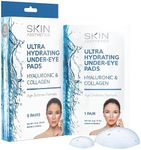 Skin Aesthetics Hyaluronic & Collagen Under Eye Patches - Reduces Puffiness, Eye Bags & Wrinkles, Ultra Hydrating - Dermatologist Tested Korean Skincare - Clean Beauty, Cruelty-Free - 5 Pairs