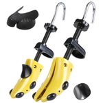 Msentuo Shoe Stretcher Shoe Trees,Adjustable Length & Width for Men and Women,4-Way Adjustable Shoe Expander Widener Shoe Crease Protector ((S(for Women's Size Us 5.5-10), yellow)